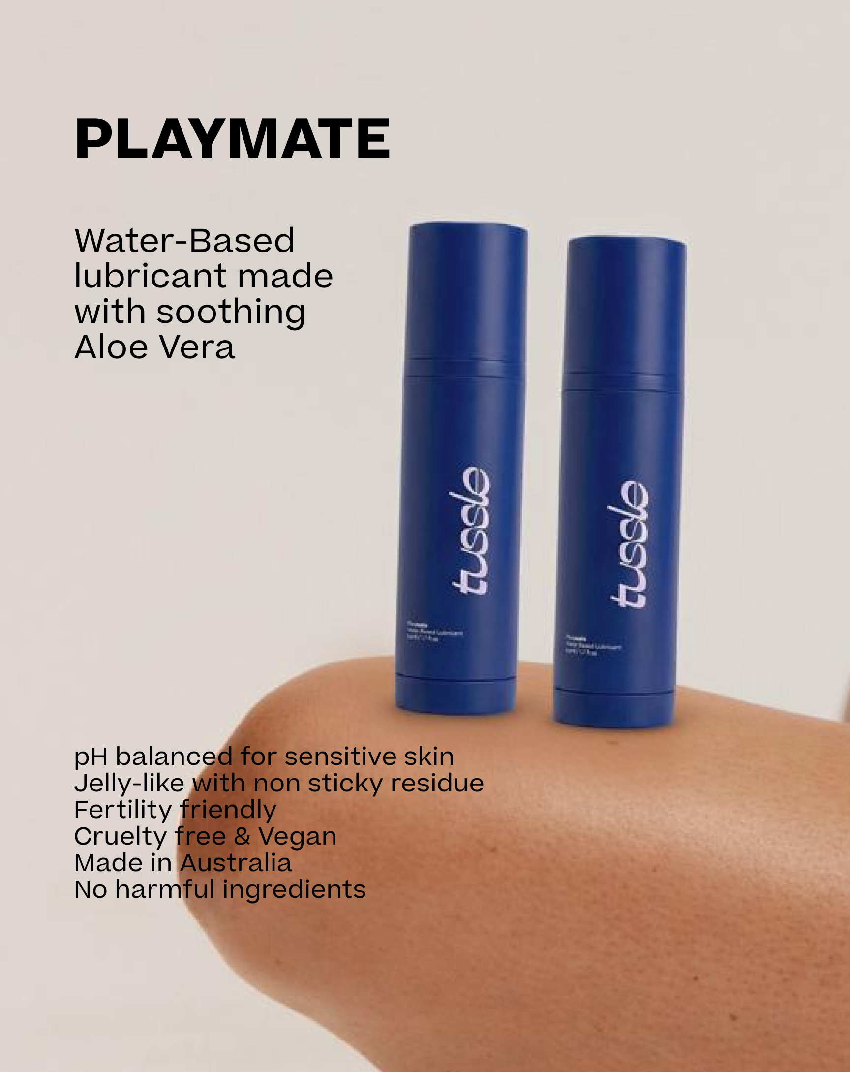 Playmate Natural Water-based Lubricant | Tussle Playmate Natural Water-based Lubricant | Tussle